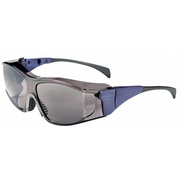 Honeywell Uvex Safety Glasses, OTG Gray Polycarbonate Lens, Scratch-Resistant S3162