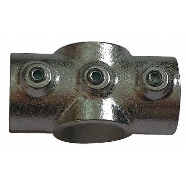 Zoro Select Structural Fitting, CrossE, Aluminum, 1 in Pipe Size 4UJ29