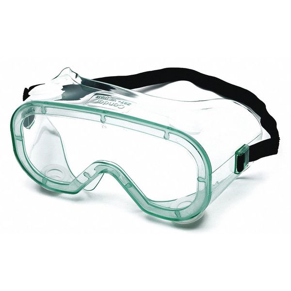 Condor Safety Goggles, Clear Anti-Fog, Scratch-Resistant Lens, Platoon Series 4VCF7