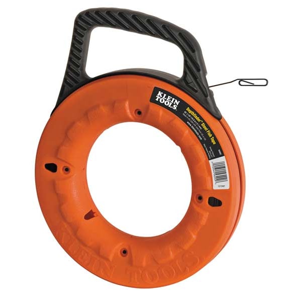 Klein Tools 56002 34.97 Marked Fish Tape, 1/8 In x 65 ft, Steel