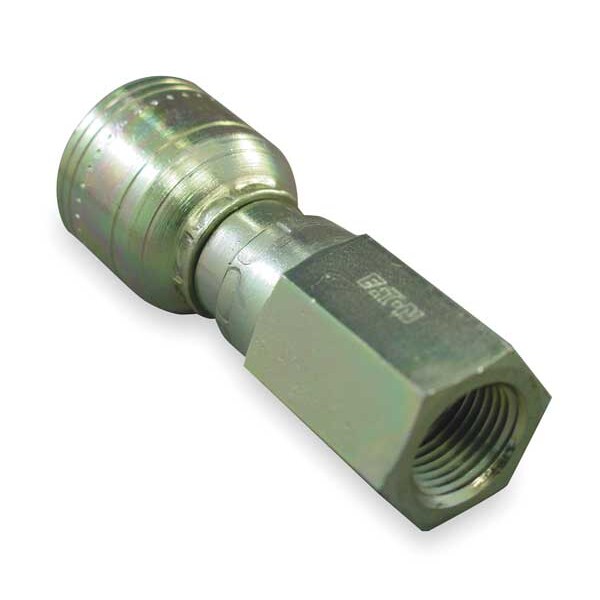 Eaton Aeroquip Fitting, Straight, 3/4 Hose, 3/4-14 In NPT