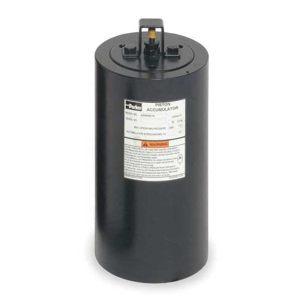 Parker Piston Accumulator, 0.5 Gal, 1 5/8-12 SAE A4N0116D1KGRG | Zoro