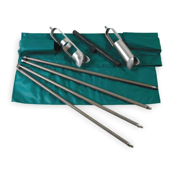 Ams Soil Auger Kit, Dia 3 1/4 In, Depth 16Feet 209.36 | Zoro