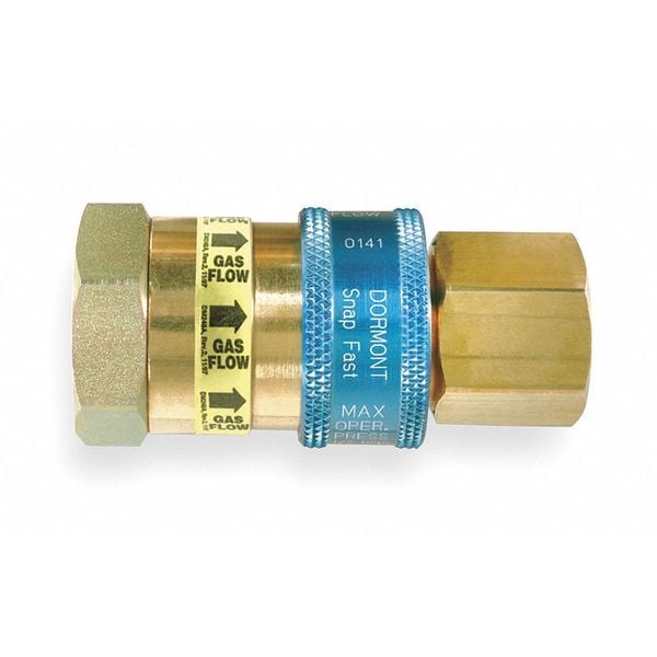 Dormont Gas Coupling, 1/2 In A50 Zoro