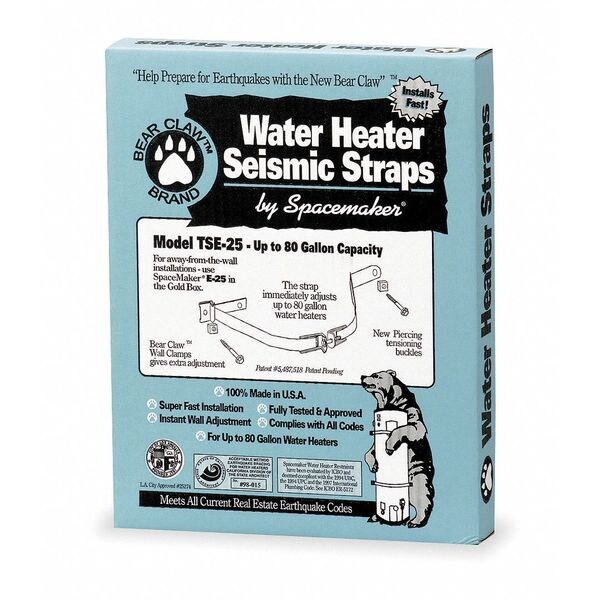 Watts Water Heater Strap Set E75 Zoro