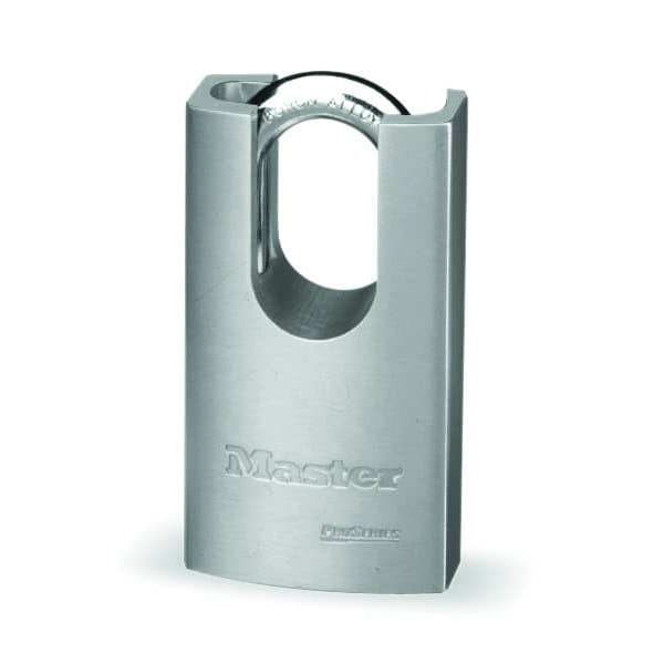 Master Lock Padlock, Keyed Alike, Partially Hidden Shackle, Rectangular
