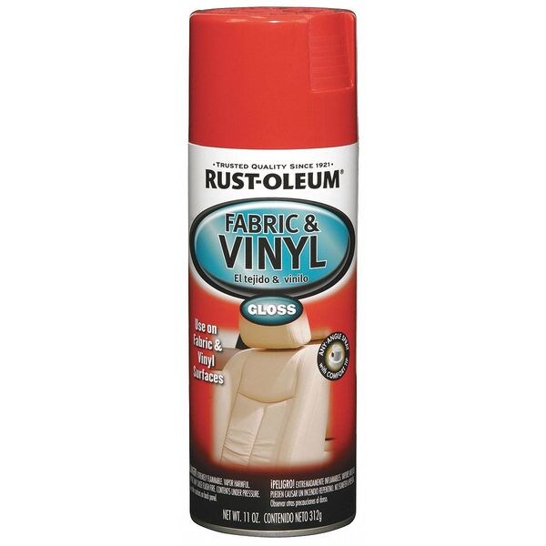 RustOleum Fabric & Vinyl Paint, Glossy, 11 oz. 248923 Zoro