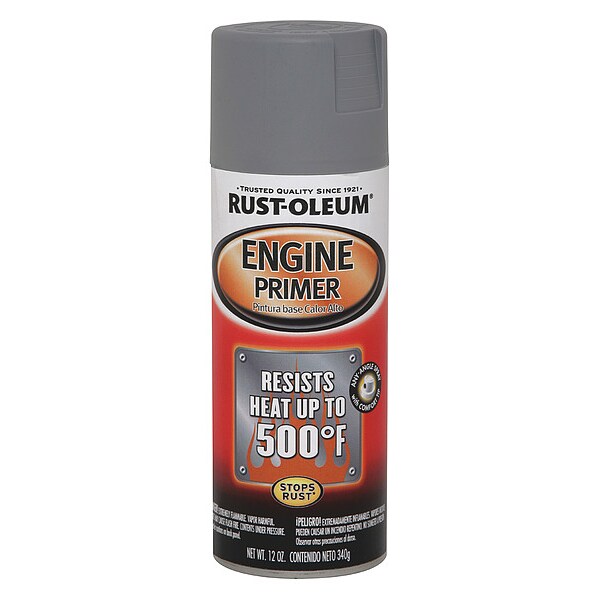 RustOleum Automotive Primer, Gray, 12 oz. 249410 Zoro