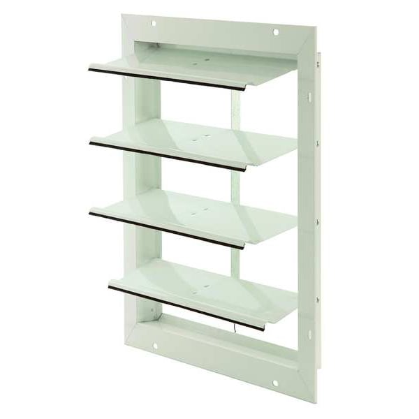 Dayton 16 in Backdraft Damper / Gable Shutter, 17 in x 17 in 4YN20 Zoro
