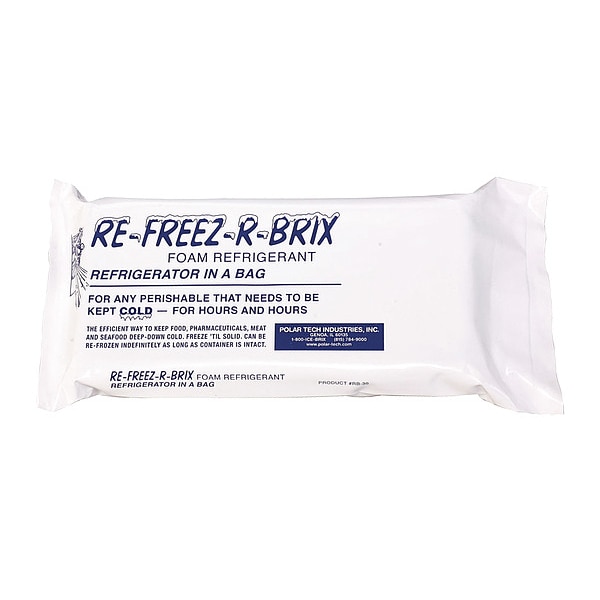 POLAR TECH Re-Freez-R-Brix, Reuseable, 30 oz. (RB 30) | Zoro