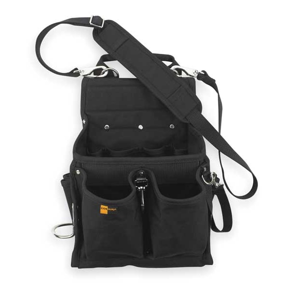 Clc 5508 35.79 Electricians Tool Pouch w/ Shoulder Strap, Black