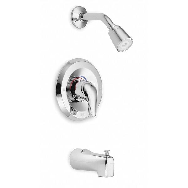 Moen Wall Mounted, Shower Head Kit, Chrome, Wall L2353 Zoro