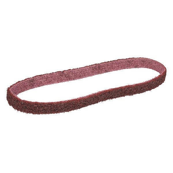 ScotchBrite SCBS 6.33 1/2" x 24" NonWoven Sanding Belt Medium Grit