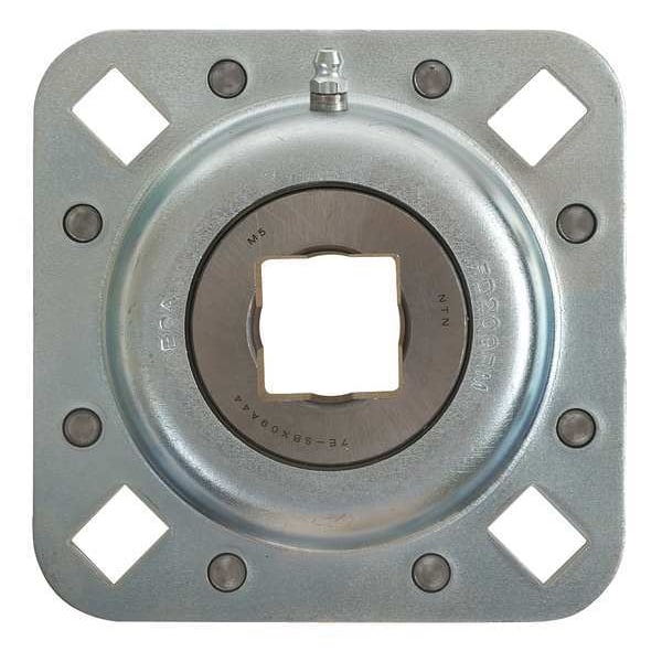 Ntn Disc Bearing, Flanged, 1.125 In. Sq. Bore FD209RM