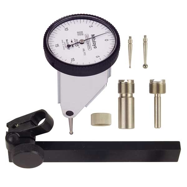 Mitutoyo Dial Test Indicator Set, Vert, 0to0.030 In 513-452-10T