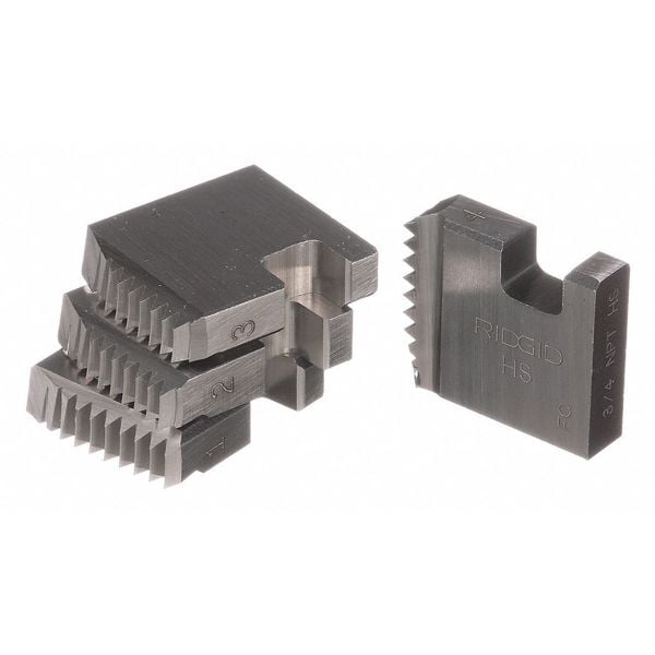 Ridgid Manual Pipe Threading Replacement Dies, 3/4" High Speed Right