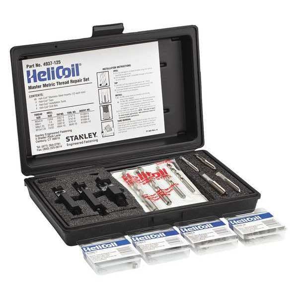 CNC, Metalworking & Manufacturing Drilling & Tapping Helicoil Master Thread Repair Kit M5X.8