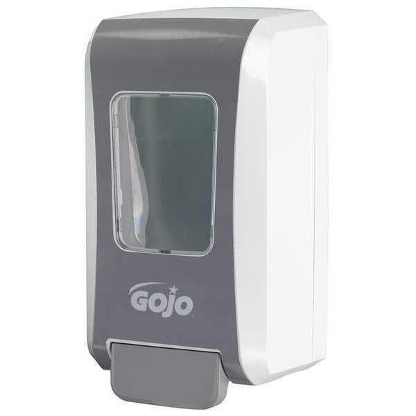 Gojo FMX-20 2000mL Foam Soap Dispenser, Push-Style, White/Gray