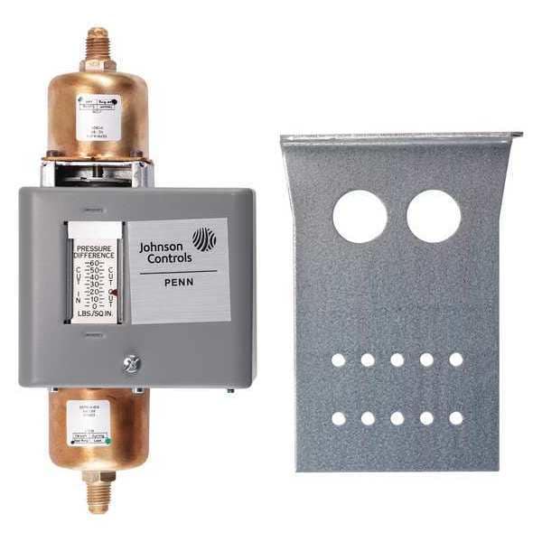 Johnson Controls Differential Pressure Control,SPDT (P74FA1C) Zoro