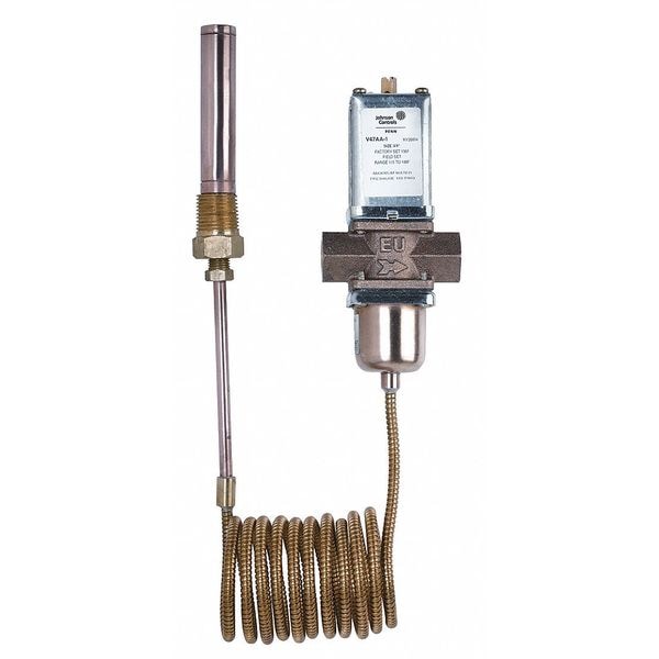 Johnson Controls Water Regulating Valve, 2 Way, 3/4 In V47AC3C Zoro