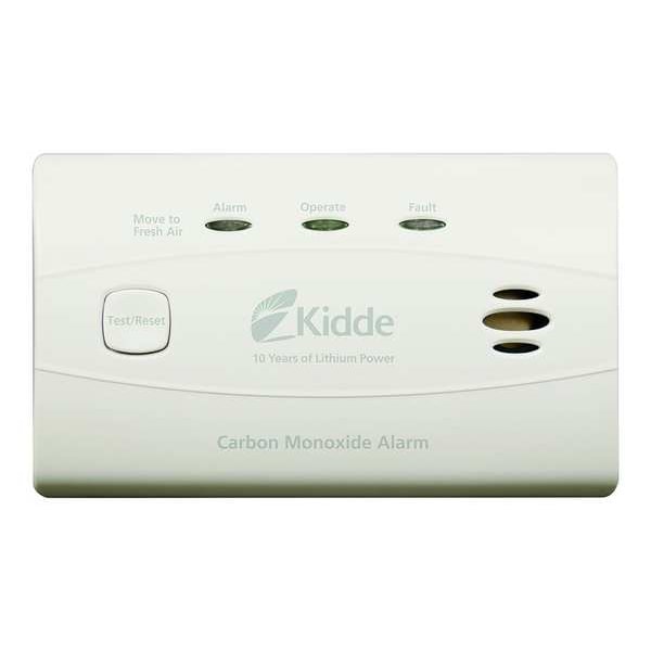 Kidde Carbon Monoxide Alarm, Electrochemical Sensor, 85 dB 10 ft