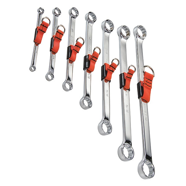 Proto Box End Wrench Set, 5/16" to 11/8", 7pcs. J1100RTT Zoro