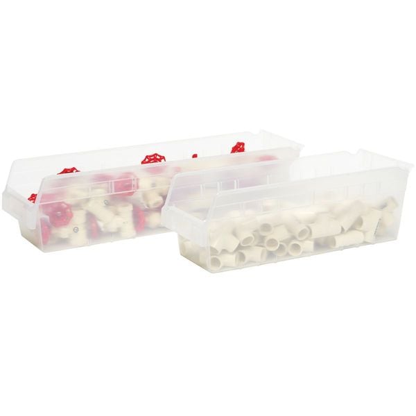 Akro-Mils Plastic Nesting Storage Shelf Bin 30130 - 6-5/8W x 11-5/8L