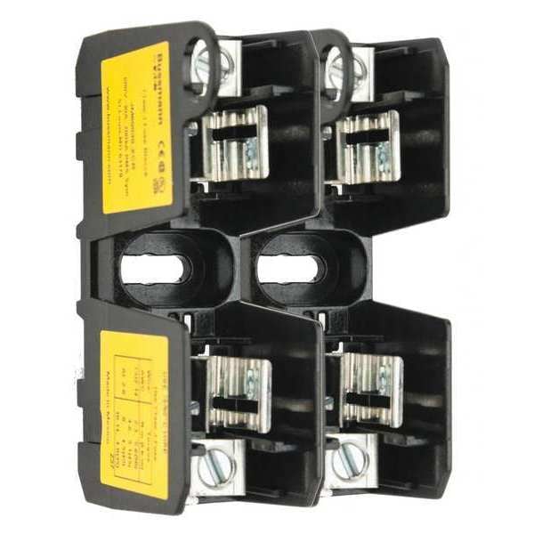 Eaton Bussmann Fuse Block, 30A, 600V, Box Lug, 3 Poles JM600302CR Zoro