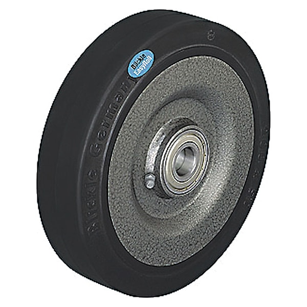 Zoro Select Caster Wheel, Rubber, 8 in., 1320 lb. SE 200/20KBB0.5 Zoro