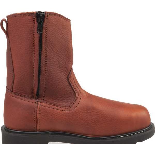 Iron Age Hauler Wellington Work Boot Mens 11.5 M Composite Toe Brown Leather Zip Iron Age Hauler IA0194 - Men main image 3
