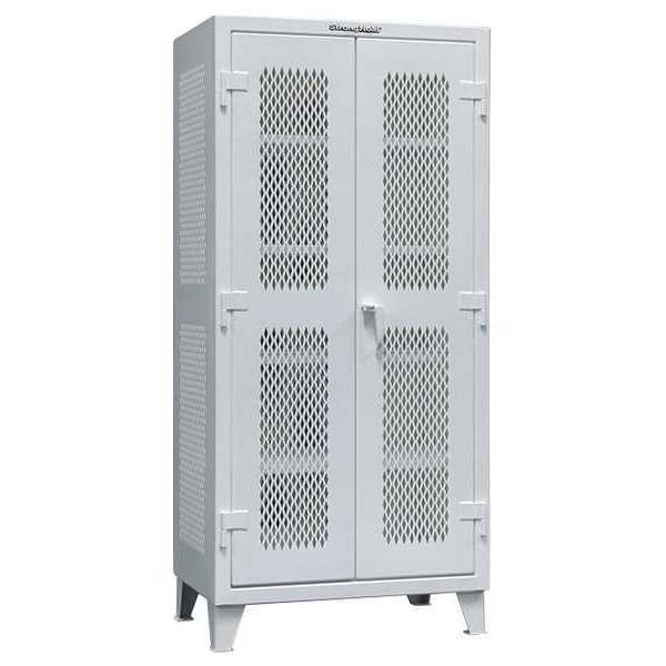 Strong Hold 12 ga Steel Storage 72 in W, 78 in H, Stationary