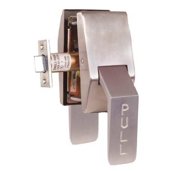Trimco Quiet Push-Pull Latch, Vertical Mounting 1562APRH-2-52.710CU | Zoro