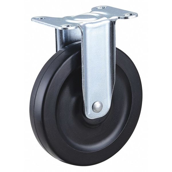 Zoro Select Plate Caster, 200 lb. Load Rating, Rigid 400K72 | Zoro
