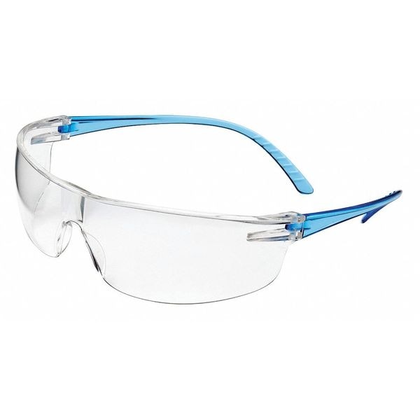 Honeywell Uvex Safety Glasses, Wraparound Clear Polycarbonate Lens