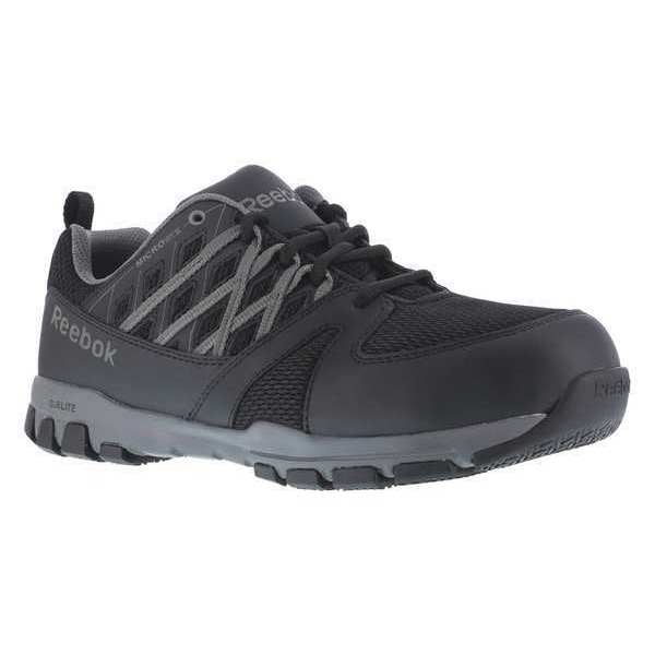 plain black running shoes