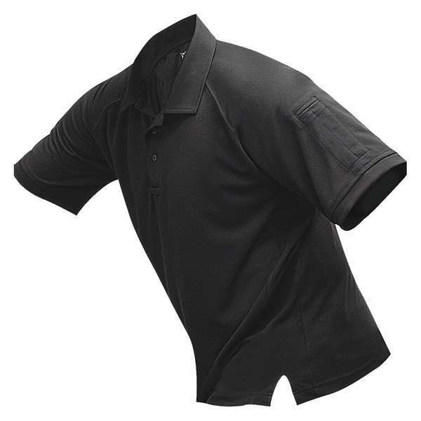 Vertx Tactical Polo Shirt, 100% Polyester, Button Front, Pocket