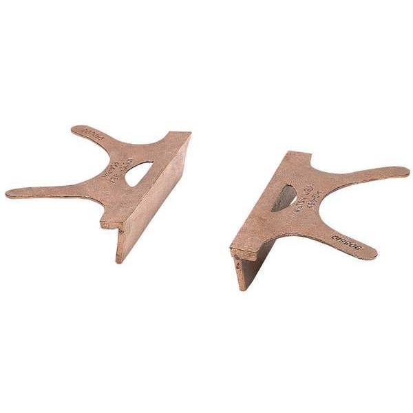 Wilton Replacement Vise Jaw, Copper, 4-1/2 in, Pr 404-4.5
