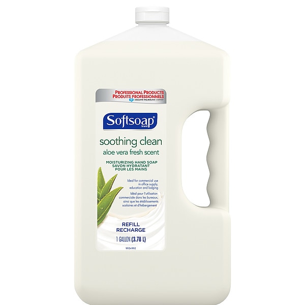 Softsoap 1 gal. Liquid Hand Soap Refill Jug, 4 PK 61036483 Zoro