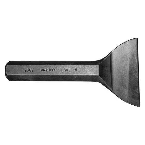 Mayhew Select Mason Chisel, 4 in. x 71/2 in., Steel 12302 Zoro