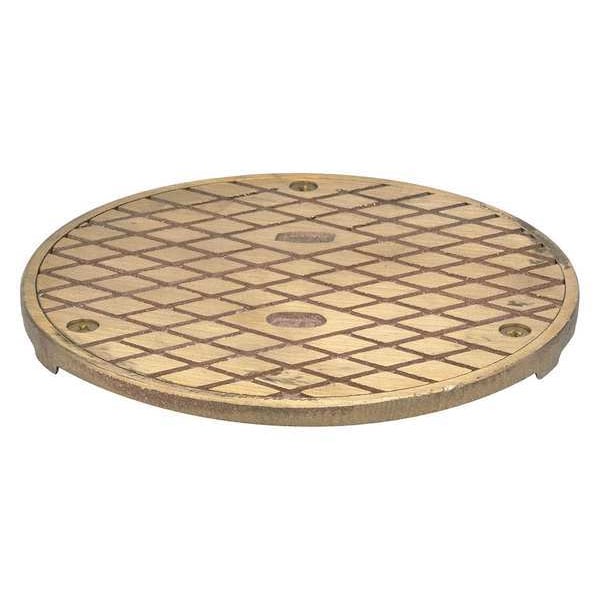 Zurn 55/8 " Dia., Bronze, Bronze Finish, Floor Clean Out Cover PB1400