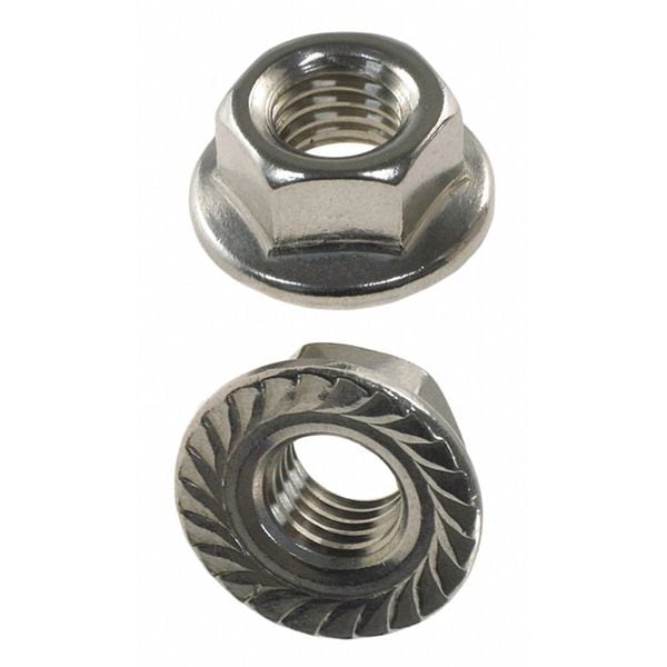 thumbnail image 2 of 100 Pack 3/8-24 Stainless Steel Nylon Insert Lock Nuts – Fine Thread UNF, 18-8 2 of 6