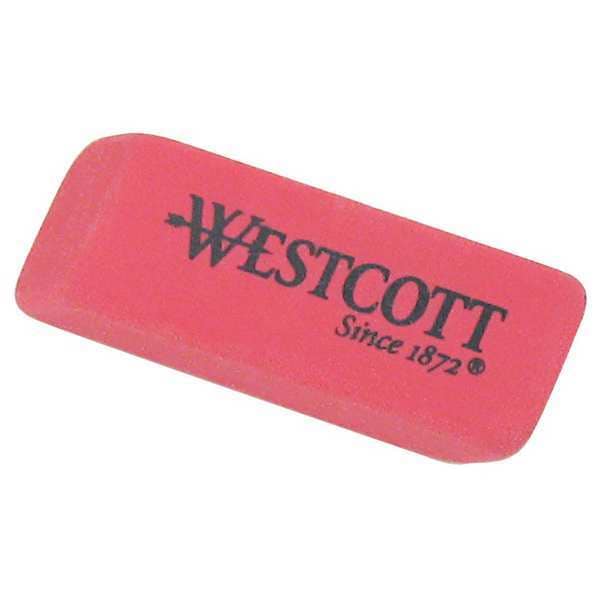 Westcott Eraser, Red, PK3 14613 | Zoro