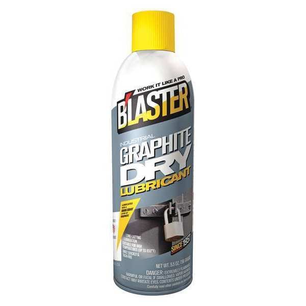 Blaster 8GS 4.36 Graphite Dry Film Lubricant, Aerosol, 5.5 Oz.