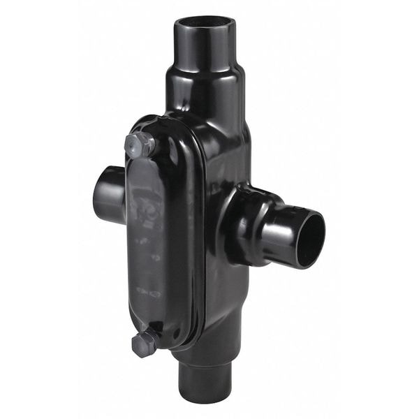 Calbond Conduit Body, Type X, FM8, 11/2 in., PVC PV1500X58 Zoro