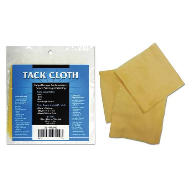 Deroyal Tack Cloth, 18 In x 36 In, PK3 TC3 | Zoro
