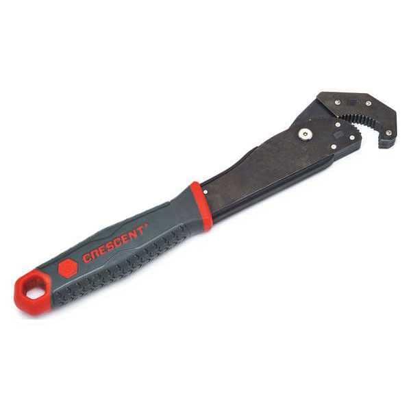 Crescent 12" L 11/2" Cap. Bi Material SelfAdjusting Pipe Wrench, 12
