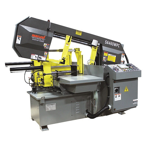 Marvel Band Saw, 15" x 24" Rectangle, 18" Round, 18 in Square, 460V AC V, 5 hp HP SA460WPC