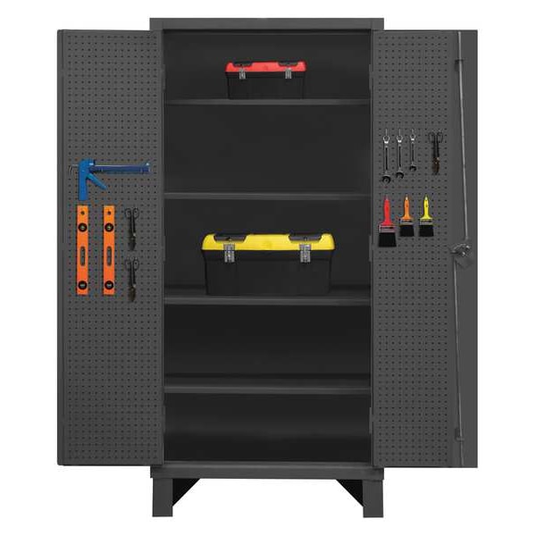 Durham Mfg Pegboard 36 in W, 78 in H, Gray HDCP243678PB32