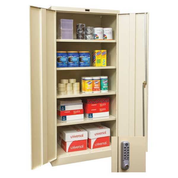 Hallowell 20 ga Steel Storage 48 in W, 78 in H, Stationary