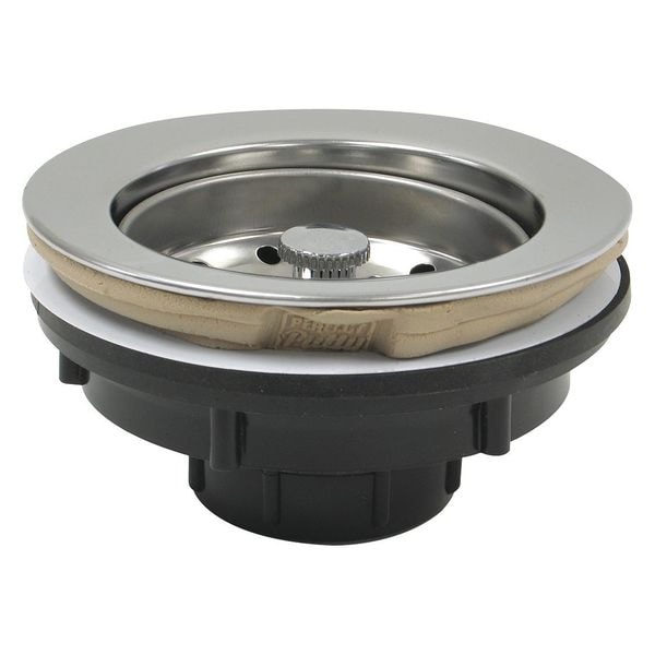 Perfect Putty Sink Strainer, 41/2" L, 11/2" Pipe dia. 593005 Zoro